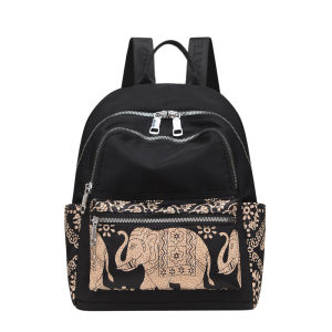 RANSEL WANITA IMPORT CHIBAO MOTIF HITAM 3030#