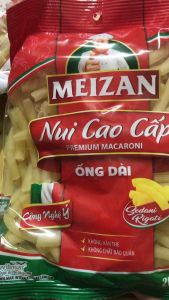 Nui ống dài cao cấp MEIZAN không hàn the không chất bảo quản gói 200g