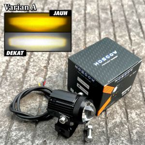 Lampu tembak Laser LED D2 mini 2 warna High low putih kuning waterproof ada kipas Lampu tembak Laser LED D2Y MINI PROJIE FOGLAMP PREMIUM ORIGINAL MOSCOW 15 WATT ARUS DC 12 -80 VOLT BISA MOTOR DAN MOBIL SUPER TERANG HEADLIGH LAMPU UTAMA DEPAN D2 SINGLE 1 P