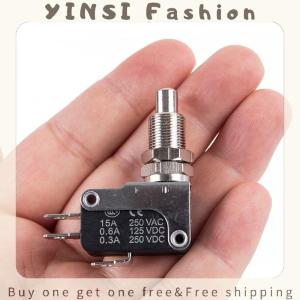 YINSI V-15-1CQ Limit Micro Fretting Switch Plug Panel Type Point Action Travel Switch