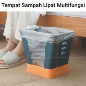Tempat Sampah Lipat MULTIFUNGSI/Tempat Sampah Flexible/Tong Sampah Viral