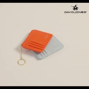 David Jones Paris Crocodile Pattern PU Leather Wallet Card Holder Organiser for Women and Gilrs