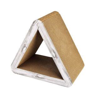 DGFDF Wear-Resistant Cat Scratching Board Folding Corrugated Texture Cat Scratch Board Multi Functional Debris-Free Cat Climbing Frame Indoor