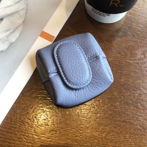 Womens carryon compact wallet head layer cowhide key bag small bag coin purse coin purse