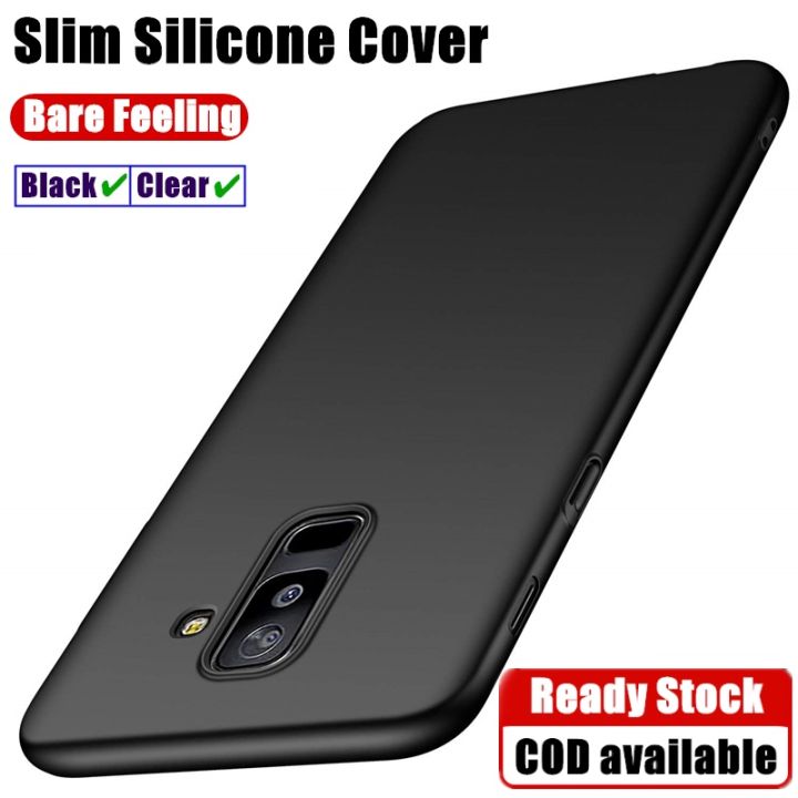 For Samsung Galaxy A6 Plus A6+ 2018 SM-A605FN A605G A605F A605GN  Skin-sensation Slim Fit Flexible Soft Liquid Silicone Matte Cover  Anti-scratch