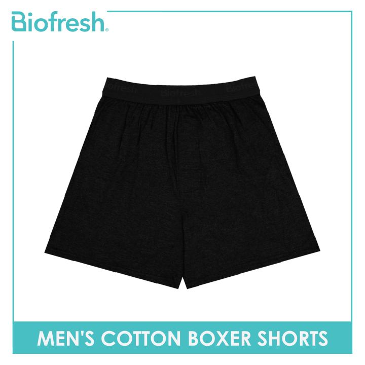 Biofresh Men's Antimicrobial Cotton Boxer Shorts 1 piece UMBB0101 ...