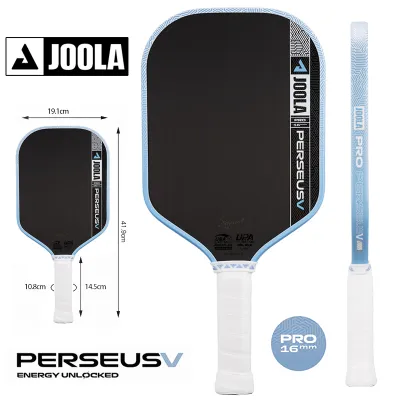 【1 Year Warranty】New Joola Pickleball Paddle 16mm T700 Carbon Fiber Professional Racket USAPA Approved For Power Spin Players Rough Surfaces High Elasticity Men And Women Pickleball Paddle Anti-slip Handle