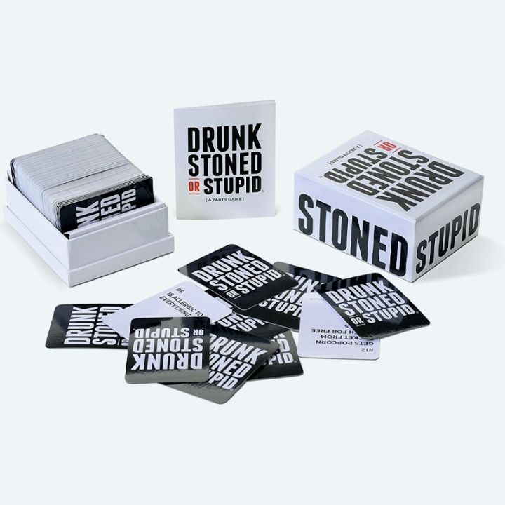 BOARD GAME UỐNG BIA DRUNK STONED OR STUPID ĐỒ CHƠI NHÓM, QUÀ TẶNG, TẾT