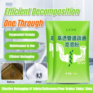 Toilet Pipe Unclogging Agent Powerful Pipe Unclogging Agent Pipe Drain Unclogging Agent Oxygenated Bubble Powder Multipurpose Unclogging Bubble Powder Pipe Cleaner