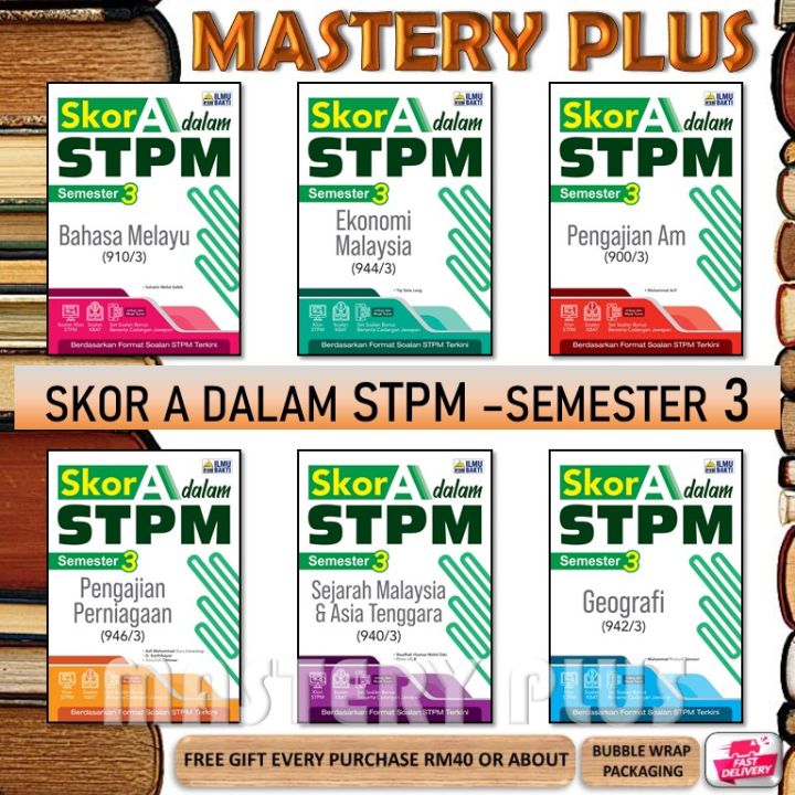 2023 2022 Kertas Model Skor A Dalam Stpm Semester 3 Penerbit Ilmu