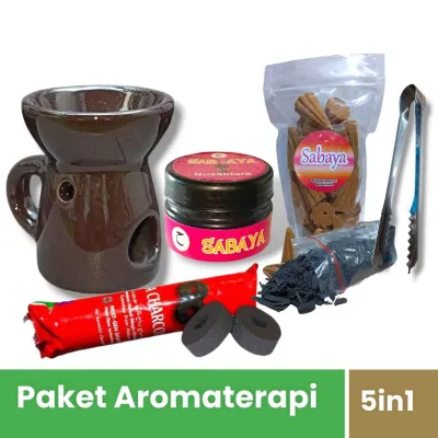 paket buhur arab wangi 5in1 aroma terapi bukhur pengharum kamar arabian dupa bakhoor aromatik