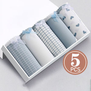 HEILOU Seluar Dalam Wanita Set 5Pcs Perempuan Lovely Panties Spender Women