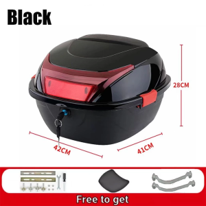 Motor Top Box Motorcycle Box 45L Motorcycle Tail Box Large-capacity With Base Plate Universal Motorcycle trunk