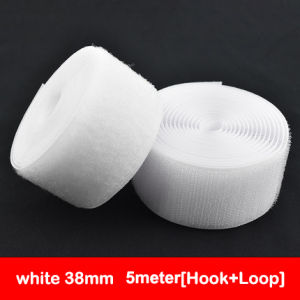 5 Meter (20-100mm) Width Hook Loop Fastener Tape Strip Nylon Sticker Velcros for Sewing DIY - Without Back Glue