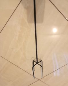 alat pengupas kulit bawang merahputih dari besi beton 8 SNI panjang 60cm