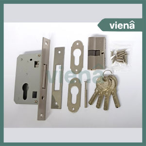 [ VIENA ] Body Kunci Pintu Dorong Geser Body Kunci Sliding