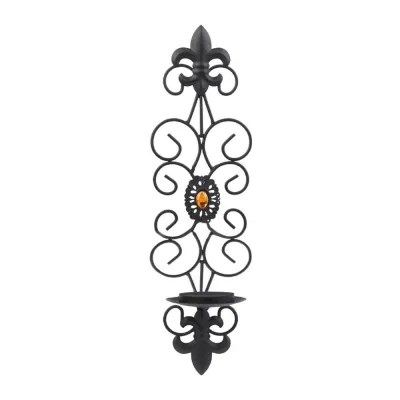 VELORUMH Exquisite Design Wall Mounted Candle Holders Hanging Light Luxury Metal Tealight Ornament Modern Iron Art Antique Tealight Holder Home Decor