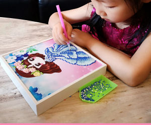 CNY Decoration Lucky Cat Prosperity Diamond Painting Wall Decor Home Decorations 招财猫钻石画相框