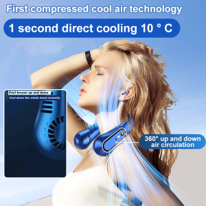 Portable Fan Multifunction Portable Portable Small Fan Compact Mini Intelligent Frequency Conversion