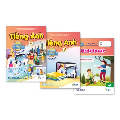 Sách - Dtpbooks - Tiếng Anh 9 i-Learn Smart World - Trọn bộ (Sách học sinh Sách bài tập Notebook)