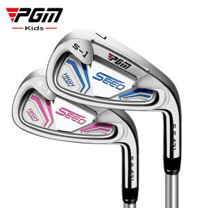 PGM Beginner Golf Irons for Kids No. 7# Right Handed Stainless Steel Head Ultralight Graphite Shaft Height 120 To 165cm Junior