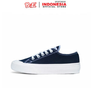 Bie - Sepatu Sekolah Bie Zero Gravitys Series Black In 1st Gen White Low