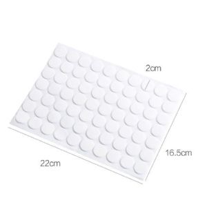 70pcs Dobel Tip Double Tape Sided Foam Adhesive Bening Bulat 2WS327