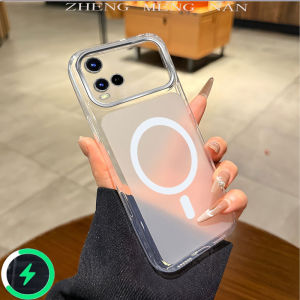 Suitable For Vivo Y21 2021 Vivo Y21S Vivo Y33S 4G New Lychee Patterned Leather 3D Magnetic Suction Ring+Hand Rope Anti Fall Shell