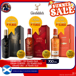 Glenfiddich 21 22 23 Year Old 3 Bottles Bundle