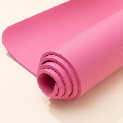 NBR Yoga Mat 10MM Matras Yoga Pilates Alas Anti Slip Tebal Gym Mat