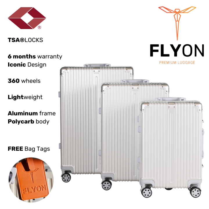 FLYON Premium Luggage TSA | | 6 months warranty | Iconic Design | 20 ...