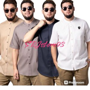 100 RIBU DAPAT 4 BAJU KOKO KURTA POLOS LENGAN PENDEK MUSLIM PRIA DEWASA TERBARU
