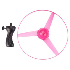 Kids Luminous Flying Disc Propeller Toys LED Lighting Pull String Flying UFO Toy Spinning Top Outdoor Sports Toy Gift