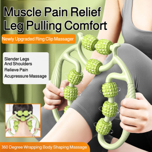 Pilates ring Thigh muscle relaxer Leg stretching massager Leg beauty yoga roller Leg massager Blend-boosting blood circulation