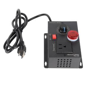 Stepless ตัวปรับแรงดันอุปกรณ์กล้องเสริมไฟสำหรับการปรับอุณภูมิภาพถ่ายความเร็วเครื่องควบคุมความเร็วพัดลมอิเล็กทรอนิกส์หรี่0 ~ 220V ตัวแปรสำหรับเราเตอร์พัดลม