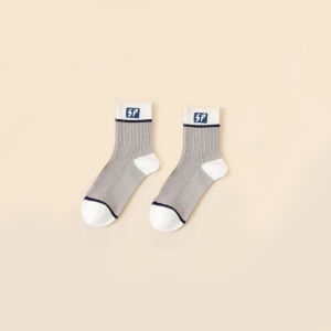 KS132 Kaos Kaki Pria Model Tinggi Di Atas Mata Kaki Tulisan SP Cool Men Socks