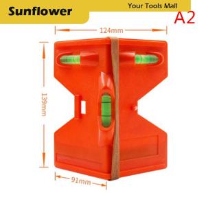 🎀🎁【Special price】Sun ระดับกระบอกสูบที่สามารถพับเก็บได้มีความแม่นยำสูงระดับฟองสำหรับท่อ