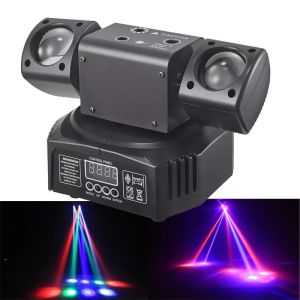 2 in 1 Beam Light Moving Head with 150w Laser RGB 6 Arm Disco Lights Party Controlled by DMX or Sound used for Wedding  Stage  Bar  Show
