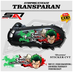 Sticker Blok Cvt Transparan Uv - Sticker Blok Cvt Variasi Stiker Bahan Bening Sticker Transparan