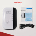Wireless-N WiFi Repeater 300Mbps Mendukung Wifi 802.11b/g/n Wi Fi Extender Taffware MT02. 
