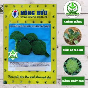 (Gói 10gr) Hạt Giống Súp Lơ Xanh F1 Thanh Hoa Số 2 NÔNG HỮU (V1955)