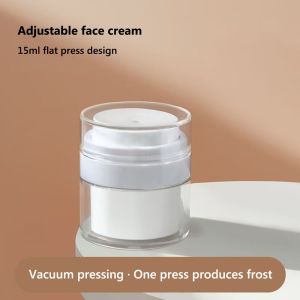 NEXTYOO Loại đẩy Bình hút chân không Chai du lịch Bảo hiểm toàn diện Chai kem dưỡng da 15ml/30ml/50ml Hộp đựng mỹ phẩm