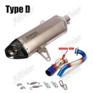 Yamaha XMAX300 XMAX250 2017-2021 Version Full Exhaust System Modification Akrapovic Exhaust Pipe & O₂ Sensor Middle Link Pipe Muffler Carbon Fiber