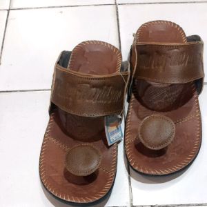 Sandal Pria Kulit Model Jamur /Sandal Full Kulit Dewasa