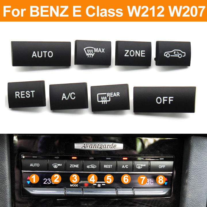 LST Black Heater & A/C Control Switch Knob – For Mercedes C-Class W203, Replacement Repair Part