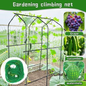 Greenhouse Garden Supplies Plants Climbing Netting Nylon Melon Fruit Morning Glory Flower Vine Support Grow Net Rope Fence