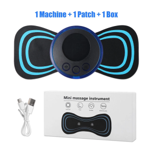 Body Massager Pain Relief Portable Massager Patch Rechargeable With USB Pulse Muscle Stimulator EMS