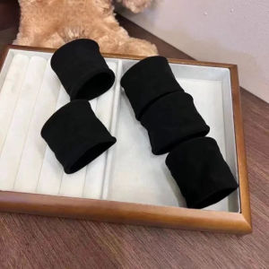 ✨ Fashionable Hair Tie / Hair Accessory / Non-damaging Rubber Band Ponytail Holder / Enhanced Hairstyling Pearl Folded Hair Chain / Thick / Anti-slip / Anti-dirt / Easy Clean Ultra Wide Seamless High Ponytail Mask Hair Tie