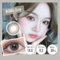 Magister คอนแทคเลนส์, คอนแทคเลนส์สายตาสั้น, OMG Brown, คอนแทคเลนส์ขนาดเล็ก, คอนแทคเลนส์สี, สีเทา, สีน้ำตาล, สีฟ้า, ขนาดมินิ, 1 คู่/2 เลนส์ + ฟรี. 