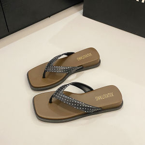 Free Shipping WomenS Wedge Sandals For Summer Outdoor Wear Flip-Flops Height-Increasing For Petite Women 2026 New Style Beach Thick-Soled Versatile Sandals